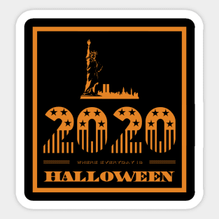 Halloween in America 2020 Sticker